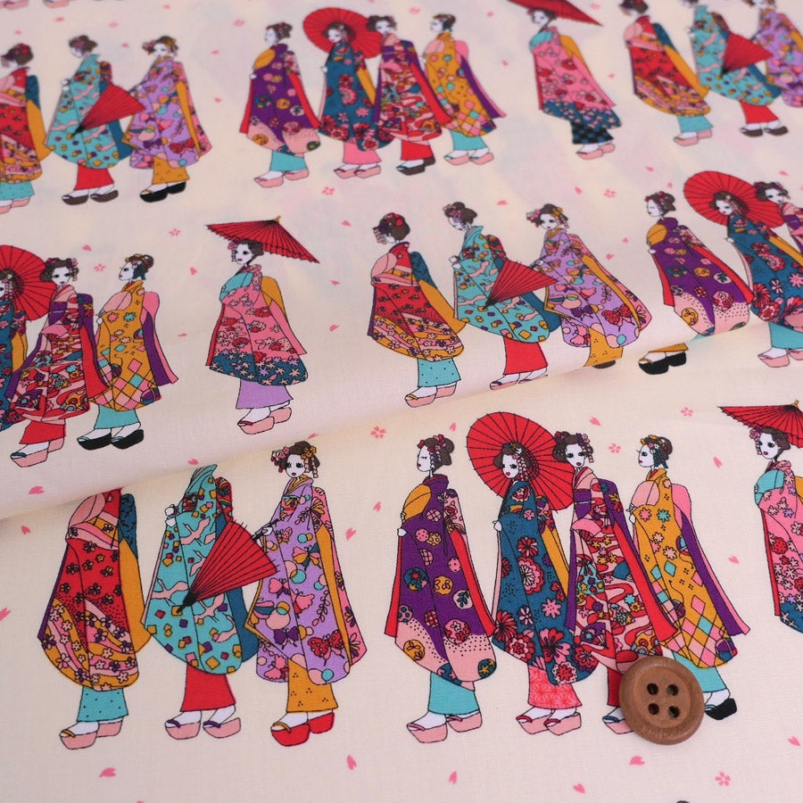 和風生地その他の柄コットン