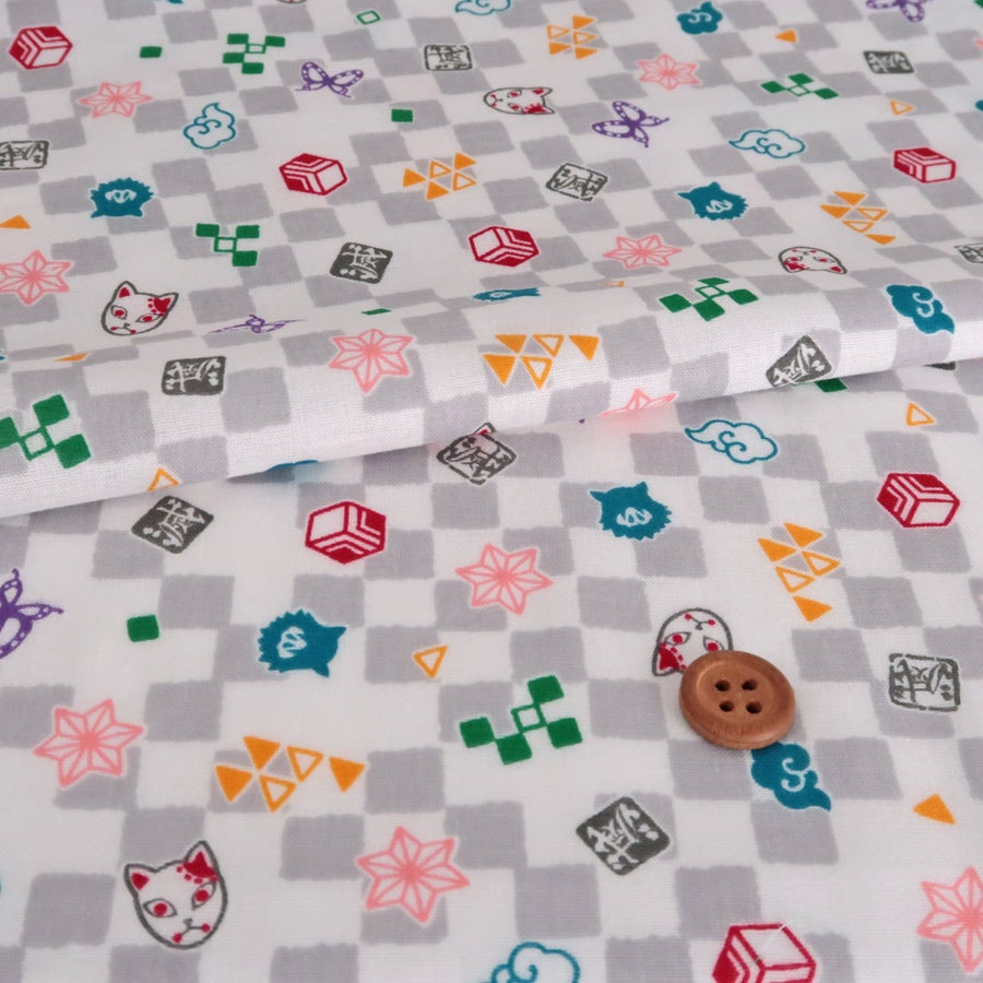 ガーゼ生地柄もの