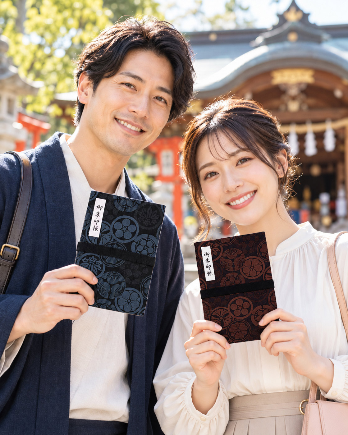 カップルで楽しむペアの御朱印帳