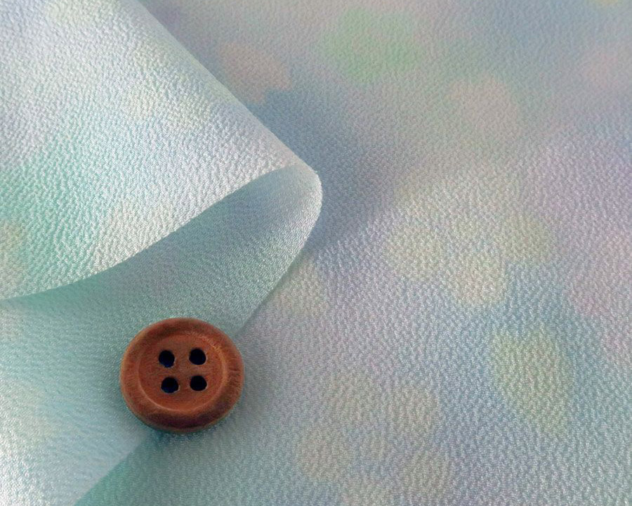 一越ちりめんぼかし柄春花かげろう水色