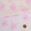 ちりめん生地・桜灯り（白）