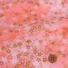ちりめん生地・桜吹雪（ピンク）