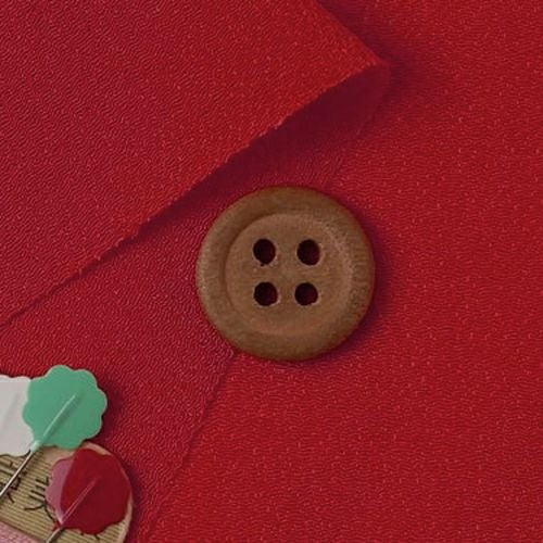 無地一越ちりめん（赤）