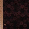 ジャカード家紋尽くし（赤茶）