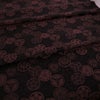 ジャカード家紋尽くし（赤茶）