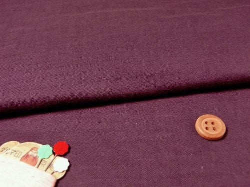 無地ダブルガーゼ（ボルドー）