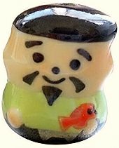 陶七福神・毘沙門天 |生地 和柄/和布/ちりめん手芸通販布がたり