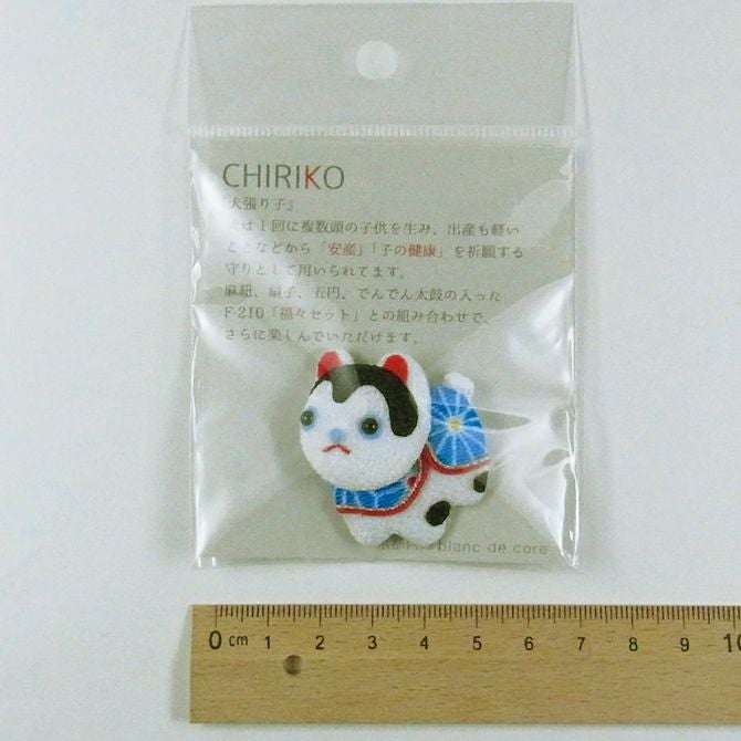 ちりめん細工パーツ(完成品)・仔犬張り子 |生地 和柄/和布/ちりめん ちりめん細工パーツ(完成品)・仔犬張り子 |生地 和柄/和布/ちりめん