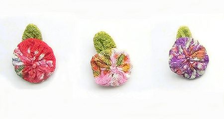 ちりめん細工パーツ（完成品）・ヨーヨー