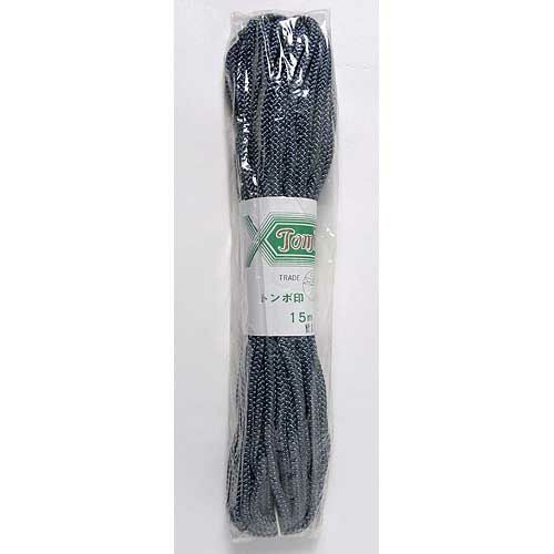 江戸打ちひも・太（グレイ）：15mかせ
