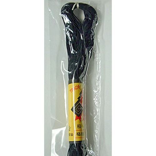 江戸打ちひも・極細（黒）：30mかせ