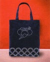 刺し子キット・バッグ（紺）