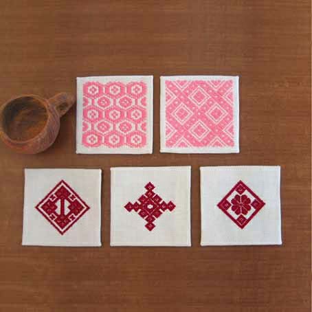 こぎんキット・コースター（ベージュ）