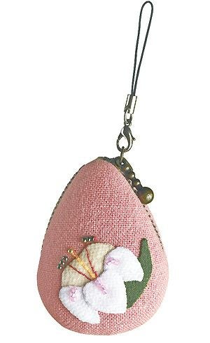 キット・花のしずくマカロンポーチ・7月　百合