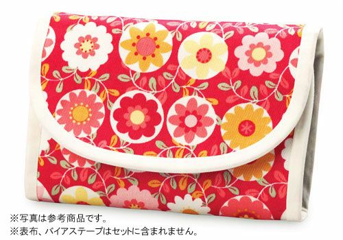 キット・じゃばらカードケースキット(裏生地：黒)【布別】 |生地 和柄