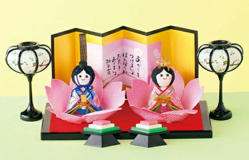 雛人形手作りキット・花びらおひなさま（お雛様） |生地 和柄/和布