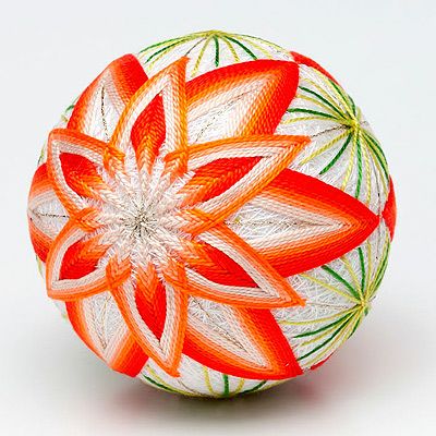 手まりキット・鉄線花 |生地 和柄/和布/ちりめん手芸通販布がたり