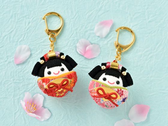 キット・和のミニ舞妓キーホルダー |生地 和柄/和布/ちりめん手芸通販