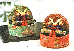 キット・ちりめん細工 端午のたまて箱 |生地 和柄/和布/ちりめん手芸