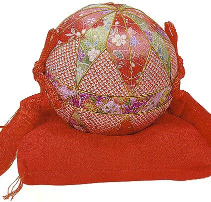 木目込キット・まり（特大）B |生地 和柄/和布/ちりめん手芸通販布がたり