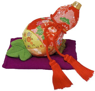 木目込キット・福ひょうたん（B） |生地 和柄/和布/ちりめん手芸通販