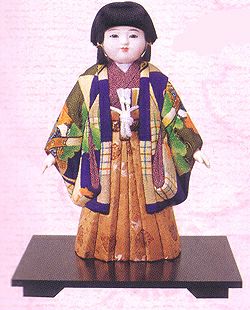 木目込み人形キット・京市松（女） |生地 和柄/和布/ちりめん手芸通販