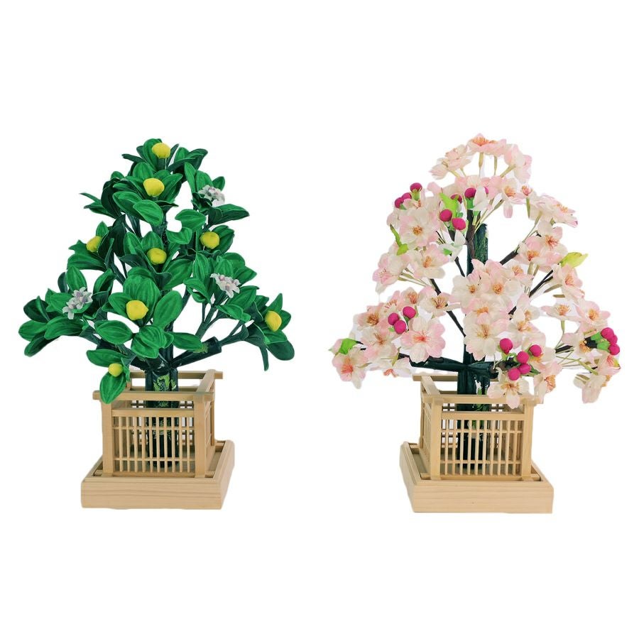 桜橘/さくらたちばな(30cm絹花） |生地 和柄/和布/ちりめん手芸通販布