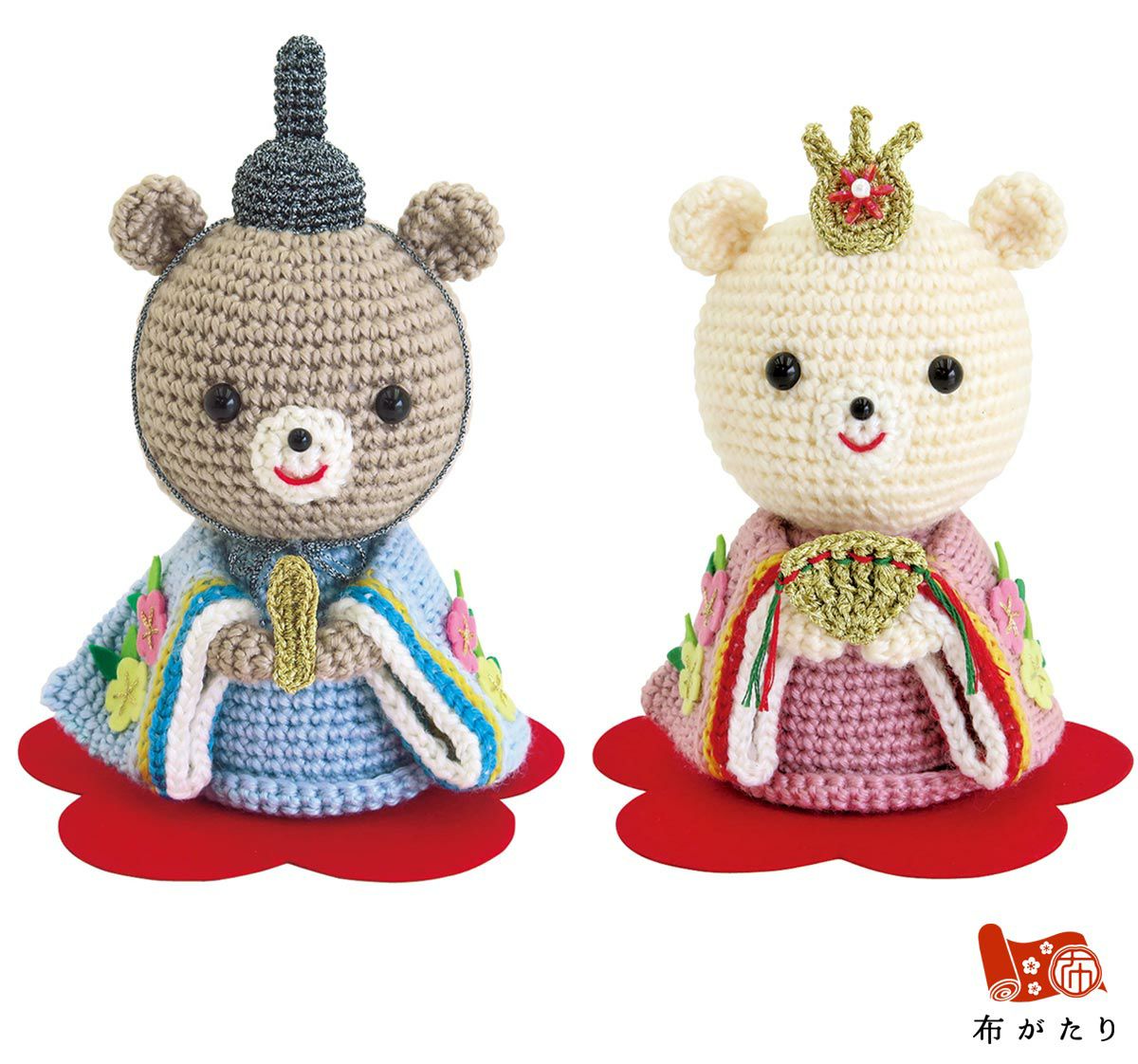 あみぐるみ　ぶたさん　雛人形　【ゆっこ】 ハンドメイド Amazon | ぶたさんのあみぐるみ キット 12色の中から1色 小 長さ約