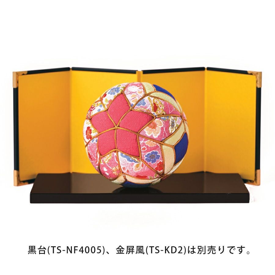 ちりめんキット・きめこみてまり（赤） |生地 和柄/和布/ちりめん手芸