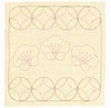 刺し子キット・花ふきん・梅と丸七宝（きなり）