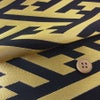 金襴生地（金らん）金地大柄さやがた（黒）