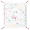 刺し子キット 花ふきん ねずみと七宝つなぎ