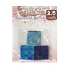 つまみ細工用 一越ちりめんカット生地 ムラ染めぼかし 2.5cm角（3色×10枚）No.5