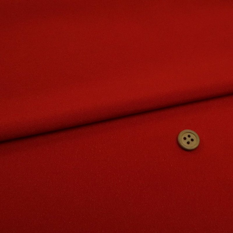 無地一越ちりめん(深紅)