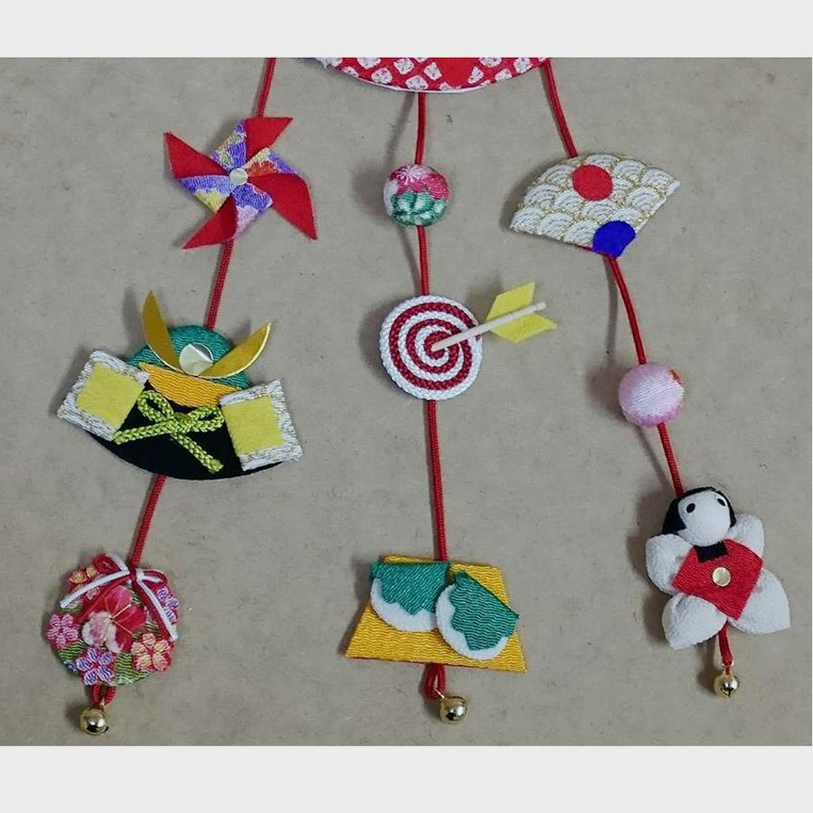 ちりめん手芸キット お細工つりびな「5月端午の節句」 |生地 和柄/和布