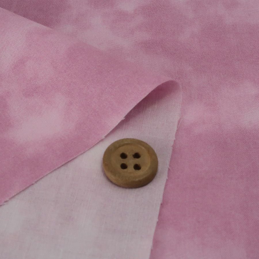コットン生地 グラデーション ムラ染めぼかし(フロスティピンク) 10cm