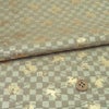 金襴生地(金らん) 市松にうさぎ(ベージュ)