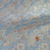 金襴生地(金らん)きらめき梅(水色) 10cm単位 切り売り