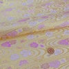 西陣織金襴生地(金らん) 金流水に桜(クリームアイボリー)