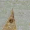 金襴生地(金らん) さくら青海波に金散らし(淡わさび)