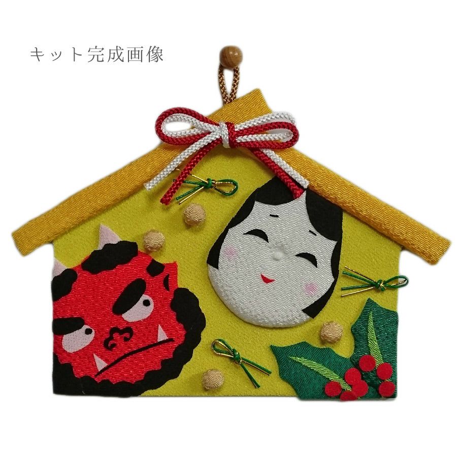 押絵タペストリー　縁起物　kunikoさま専用品　3点 押絵】縁起物 雀と縁起六瓢 タペストリー タペストリー・壁掛け Little