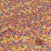一越ちりめん生地 寄り添う小桜(紫)