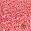 一越ちりめん生地 寄り添う小桜(ピンク)