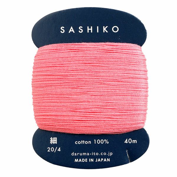 刺し子糸〈細〉40mカード巻 |生地 和柄/和布/ちりめん手芸通販布がたり