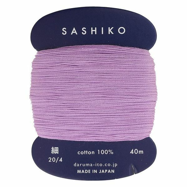 刺し子糸〈細〉40mカード巻 |生地 和柄/和布/ちりめん手芸通販布がたり