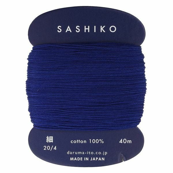 刺し子糸〈細〉40mカード巻 |生地 和柄/和布/ちりめん手芸通販布がたり