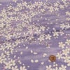 和柄コットン生地 桜空(ラベンダー) コットンこばやし 桜さくら文様