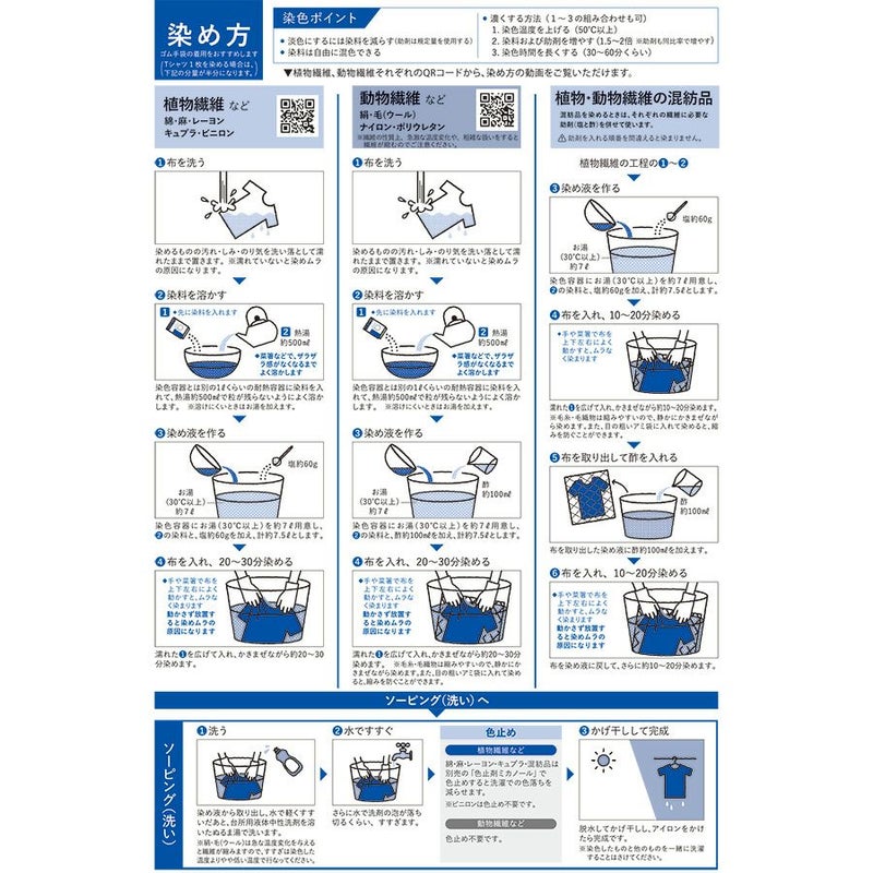 染色剤 みやこ染・コールダイオール