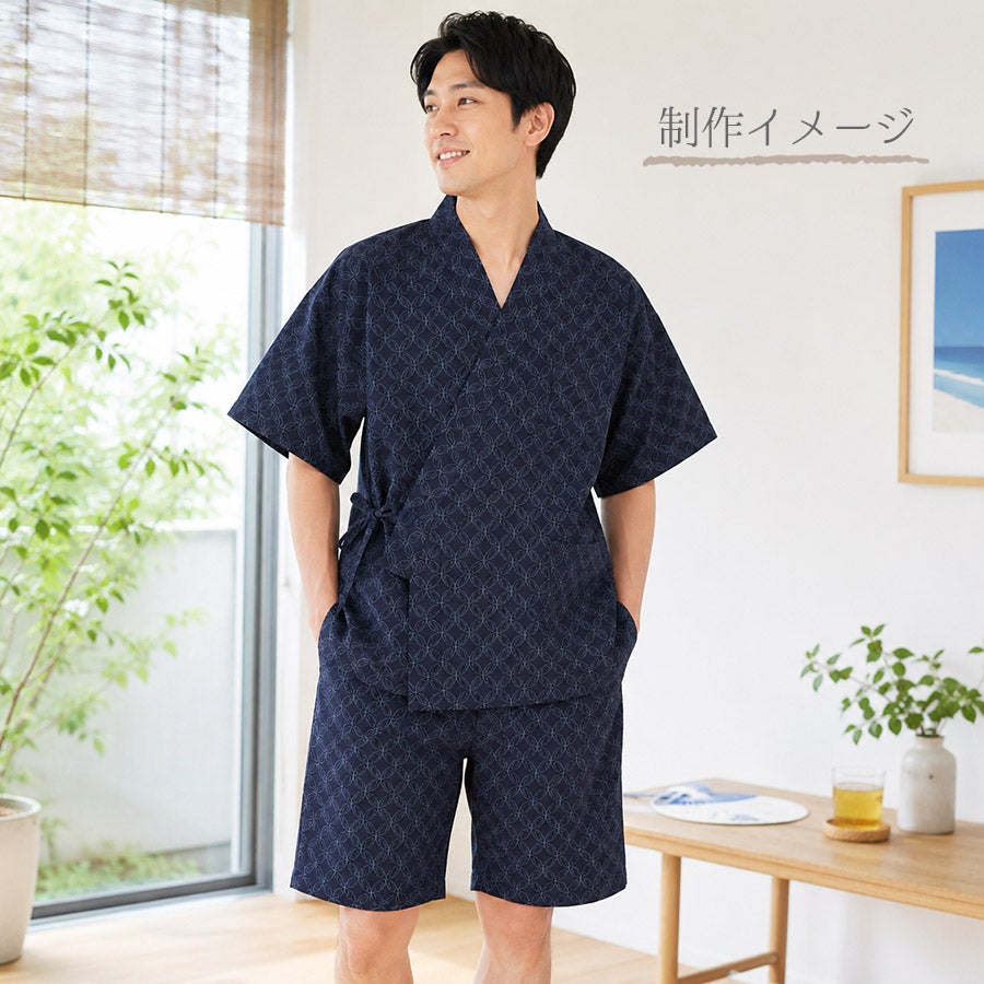 男性甚平生地