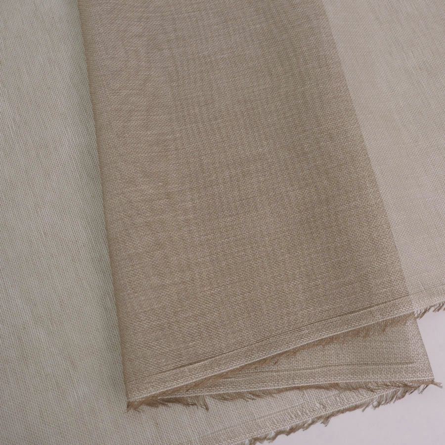 蚊帳(かや)生地 (やわらかモカ) 10cm単位切り売り　おしゃれカラーで洋服作りも 風合いの良いコットンかや生地